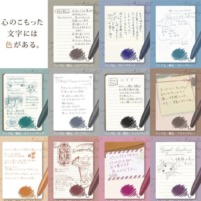 

Best Seller Zebra Sarasa Grand Vintage 0.5 Gel Pen (11 Colors)