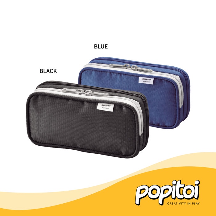 

Ready Lihit Lab A-7660 Double Pencil Case Small Tempat Kotak Pensil Mini