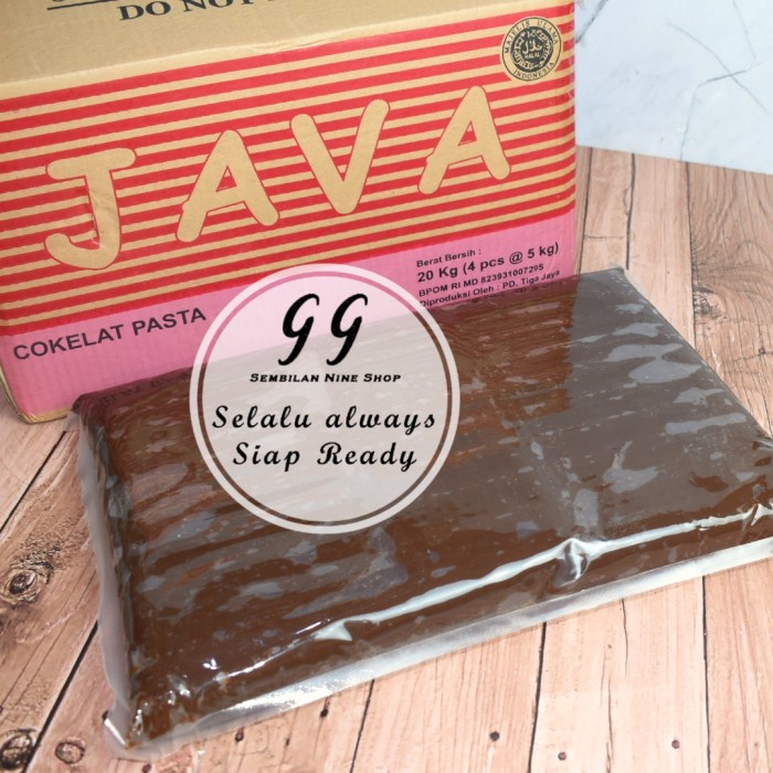 

JAVA Selai COKELAT PASTA 5 KG Chocolate Filling Isian Roti Coklat