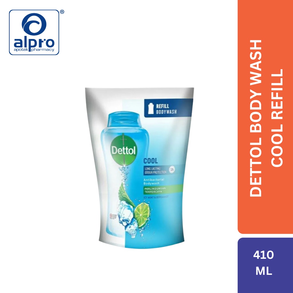 DETTOL BODY WASH COOL REFILL 410ML