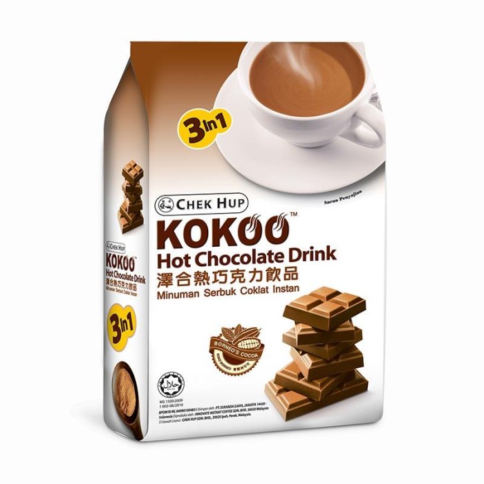 

Susu Cokelat/Hot Chocolate Kokoo IPOH Chek Hup Malaysia Resmi BPOM