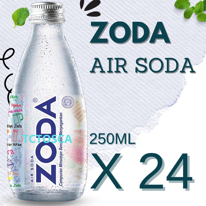 

Air Soda Zoda 250ml 1 Dus isi 24 Botol