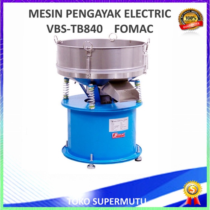 

Mesin Pengayak Tepung VBS-TB840 Electric Vibro Seperator Fomac