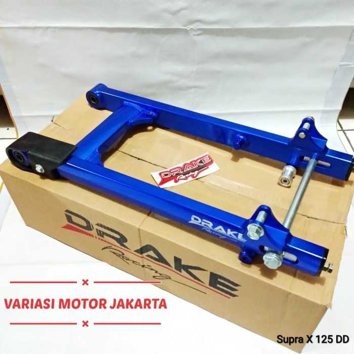 Swing Arm Drake Racing Supra X 125 Double Disc - Asli