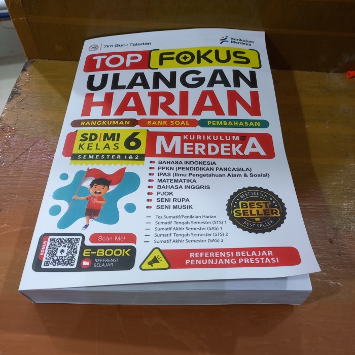 

SALE !!! BUKU TOP FOKUS ULANGAN HARIAN SD MI KELAS 6 KURIKULUM MERDEKA READYY