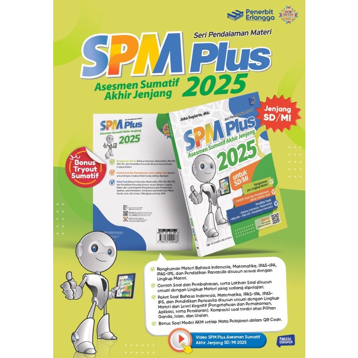 

SALE !!! SPM PLUS ASESMEN SUMATIF AKHIR JENJANG SD/MI 2025 - ERLANGGA READYY