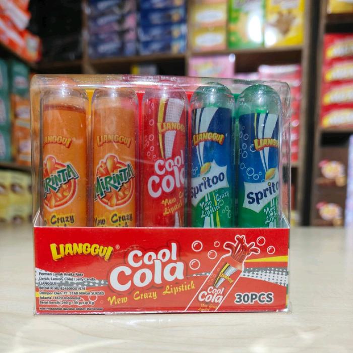 

SALE !!! PERMEN LUNAK LIANGGUI COOL COLA 1 PAK ISI 30 PCS CANDY READYY