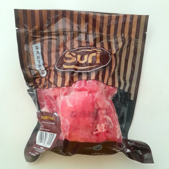 

SALE TERBARU SURI BEEF SLICE SUKIYAKI 500GR READYY