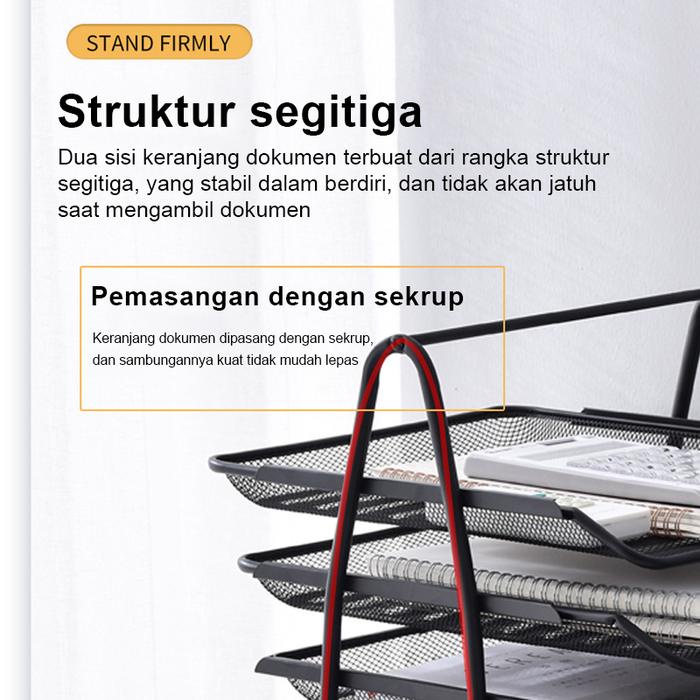 

SALE TERBARU RAK KERTAS DOKUMEN SURAT 5 SUSUN PAPER DOCUMENT LETTER TRAY TIER READYY