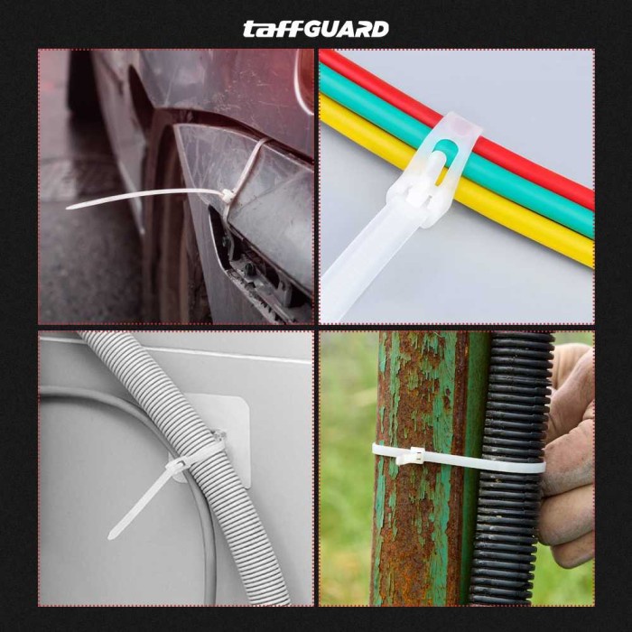 

SALE TERBARU CABLE TIES KABEL TIS PENGIKAT ORGANIZER REUSABLE 8X450MM 100PCS NL8 READYY