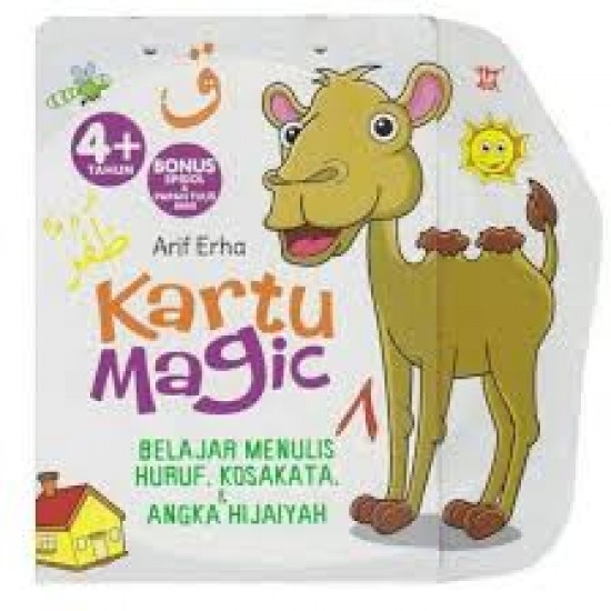 KARTU MAGIC BELAJAR MENULIS HURUF, KOSAKATA & ANGKA HIJAIYAH
