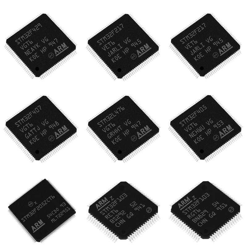 Genuine STM8L052R8T6 STM8AF52A9TCY STM8L152R8T6 STM8S207R8T6 STM8S208RBT6 STM8S207RBT6 STM8S207R6T6 