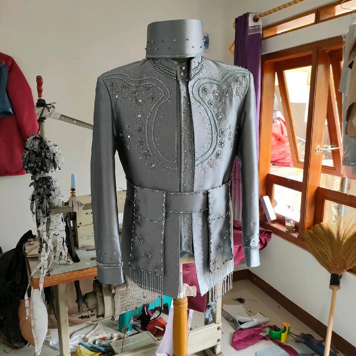 HEMAT BAJU BESKAP PENGANTIN MODERN AB WOOL ADAT SUNDA Celana Pria