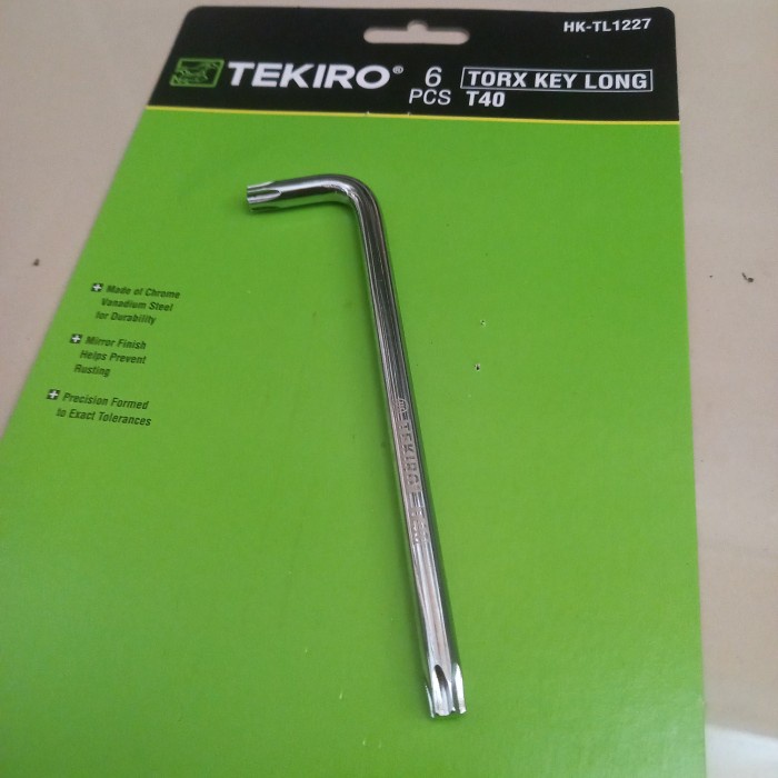 TEKIRO Kunci L Bintang T40 Kunci L Cakram Motor T40 Tekiro