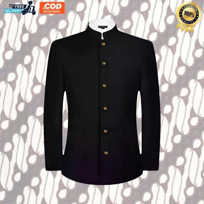 BERKUALITAS Ada Baju Atasan Basofi Dewasa Lengan Panjang Baju Beskap Baju Adat Jawa Timur