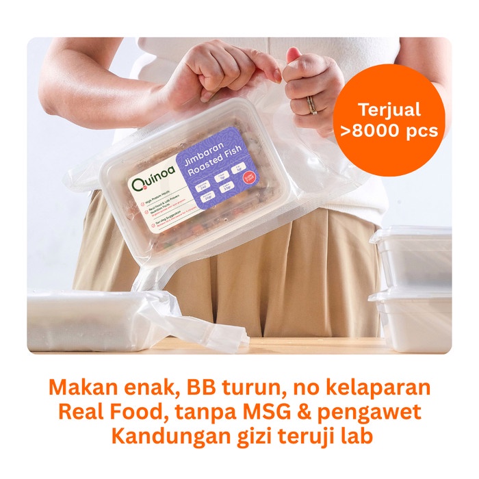

SALE !!! QUINOA GO HIGH PROTEIN LOW CALORIE DIET QUINOA WITH MANADO WOKU CHICKEN READYY