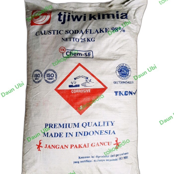 Caustic Soda Flake - Soda Api - NaOH (1KG)