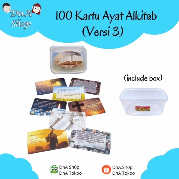 

100 Kartu Ayat Alkitab Versi 3