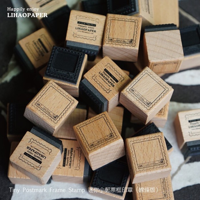 

Lihao Paper Tiny Postmark Frame Stamp