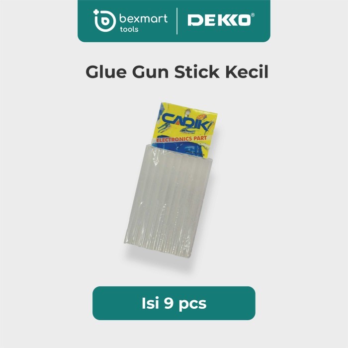 DEKKO GLUE STIK KECIL ISI 9/DEKKO GLUE GUN KECIL