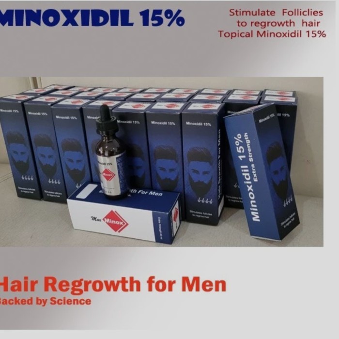 Serum Penumbuh Rambut Minoxidil 15% Penumbuh Brewok Dan Rambut Terbaru