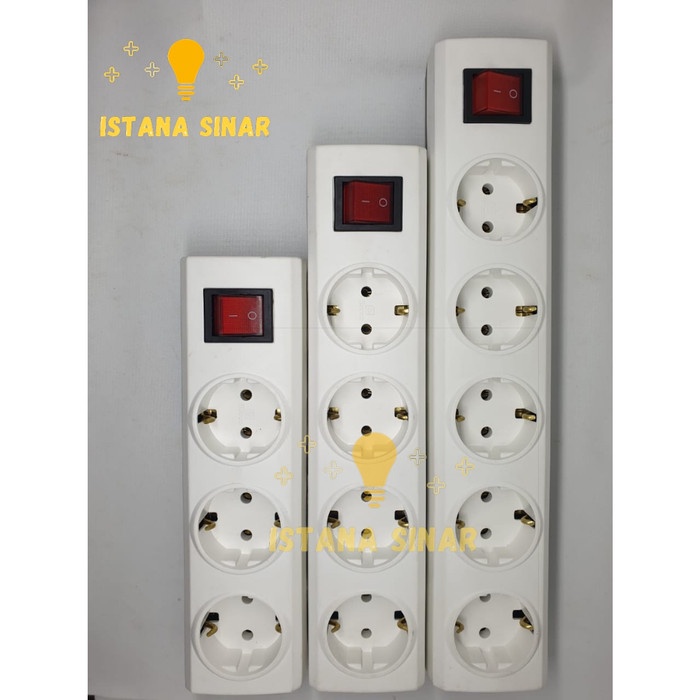 READY STOK STOP KONTAK BROCO SAKLAR 3 4 5 6 LUBANG / TERMINAL / COLOKAN LISTRIK