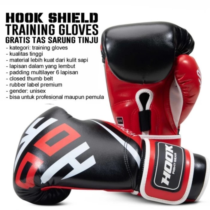 SARUNG TINJU HOOK,BOXING GLOVES, SARUNG TINJU MUAYTHAI,GLOVES HOOK