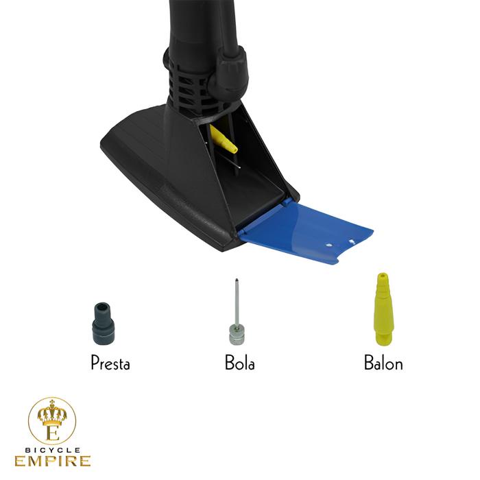 JTTOP" UNITED PM-8800 POMPA SERBAGUNA BAHAN PVC 20" POMPA SEPEDA POMPA BOLA POMPA BALON BICYCLE