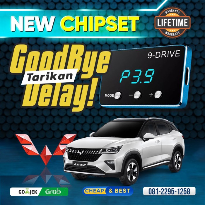 Remap Alvez Piggyback 9 Drive Race Chip Throttle Controller Wuling