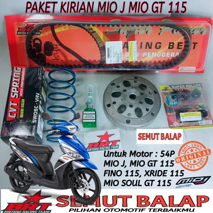 Paket Cvt Mio J Original Brt Racing Paket Kirian Cvt Vbelt Dan Roller