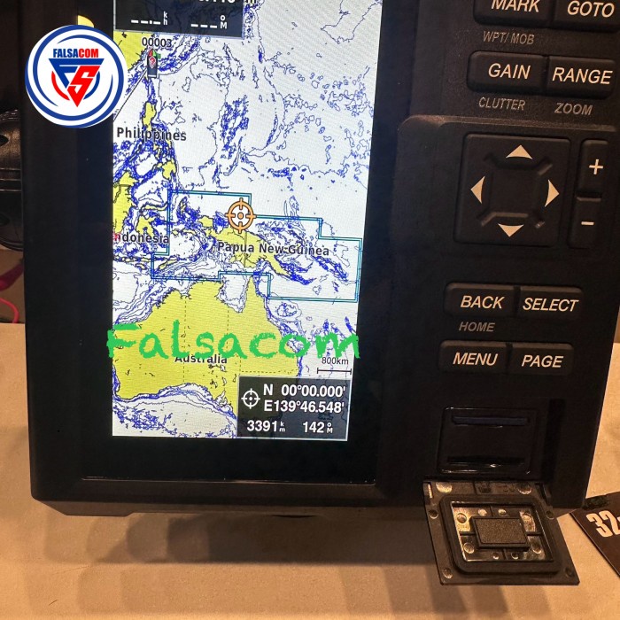 Peta Laut Garmin 585 Bluechart Region Timur