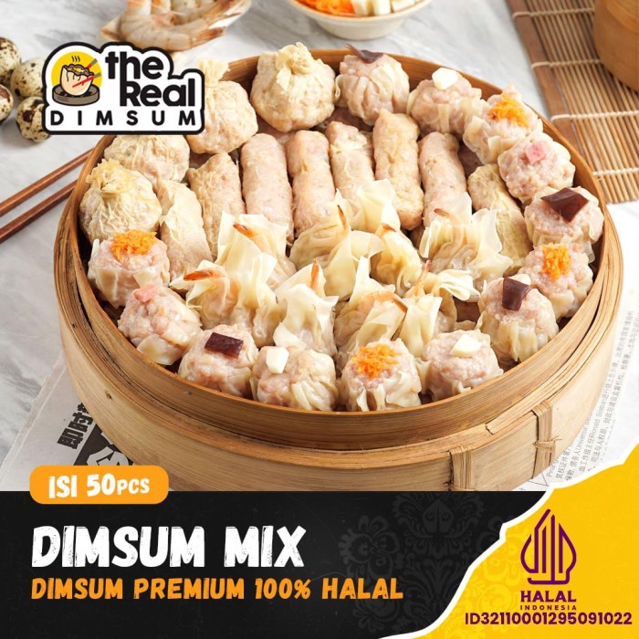 

Dimsum Halal Isi 50 ( Mix ) Premium Frozen Food