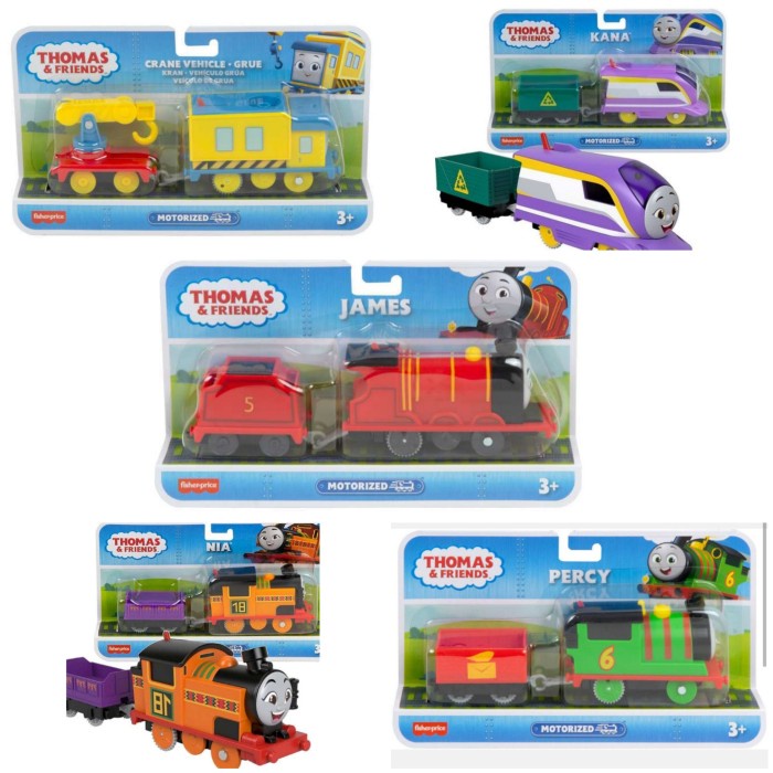Thomas & Friends Motorized Engine Figure / Mainan Kereta Anak Original