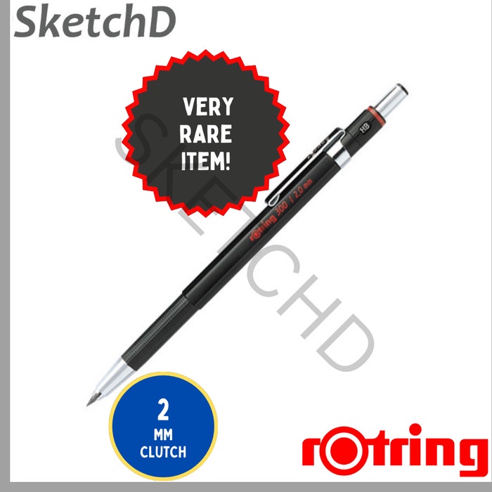 

Kualitas Terjamin Clutch Pencil Hitam 2Mm Pensil Mekanik Rotring Mechanical Pencil
