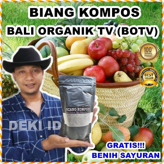 Biang Kompos Original Bali Organik TV BOTV Pembenah Tanah Bukan Pupuk