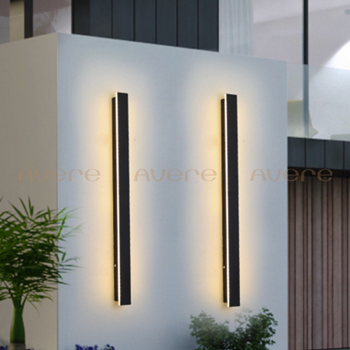 Wall Lamp / Lampu Dinding Panjang Taman Teras Outdoor Aluminium BOLD