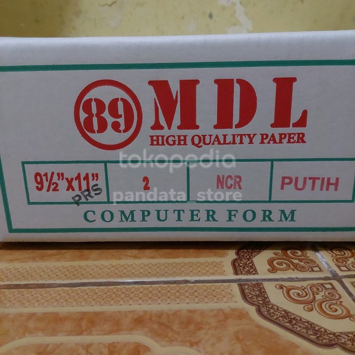 

Diskon Kertas Continuous Form 2 Ply 9.5 X 11/2 Putih Putih ( Bagi 2 ) Cod