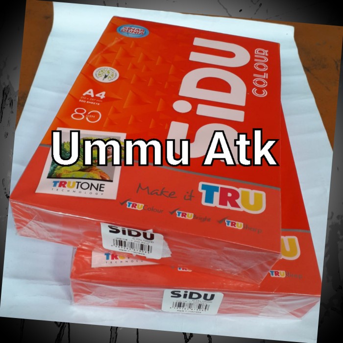 

Terbaru!! Hvs Warna Sidu A4 80 Gram It 250 Red Packing Aman