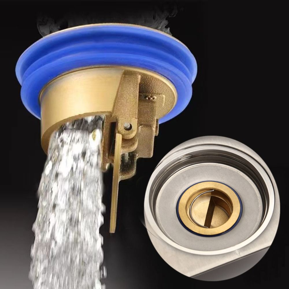 One Way Valve Shower Drainer Insect Prevention Seal Stopper Anti Odor Sewer Strainer Plug Drain Cove