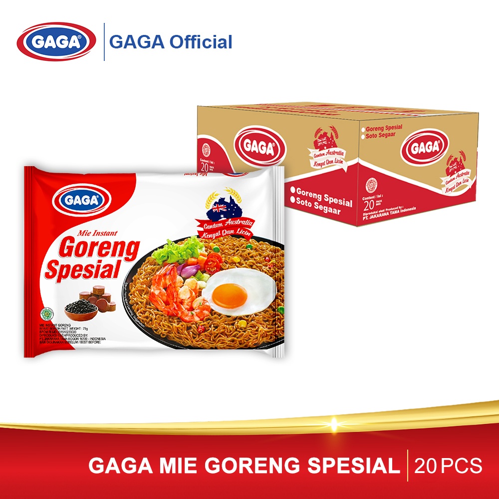 

GAGA Mie Goreng Spesial KTN (isi 20 pcs) (GG154)