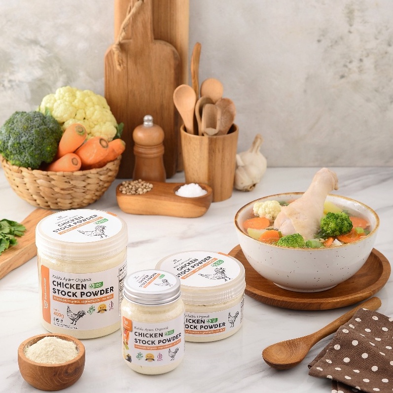 

Kaldu Ayam Bubuk Non MSG Organik Bumbu Penyedap Rasa Ayam Organic Chicken Stock Seasoning Powder