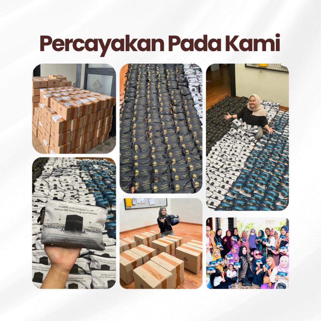 

Oleh Oleh Umroh & Haji Premium - King Salman Deluxe Gift MARWAH NAVY Pouch Non Custom Terlaris