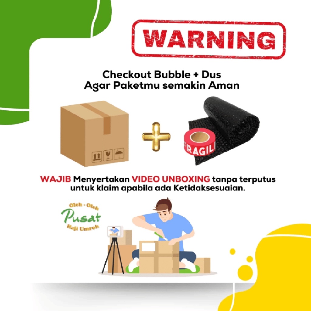 

Paket Oleh Oleh Haji dan Umroh Ekonomis Dus tali jinjing kabah 25 paket gift Hampers LENGKAP