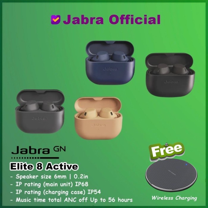 BISA GOSEND JABRA ELITE 8 ACTIVE NOISE CANCELLING TWS EARBUDS EARPHONES ELITE8