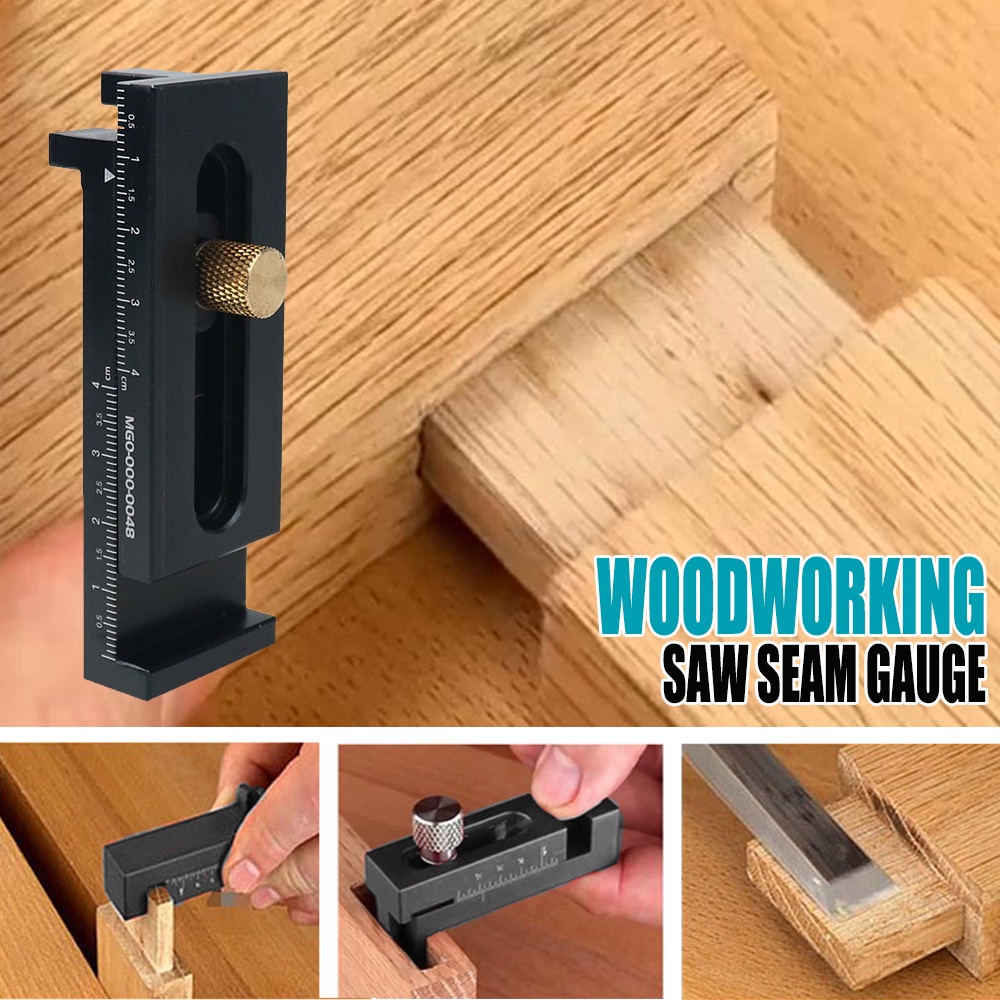 5-40mm Woodworking Saw Seam Gauge Gaps Gauge Saw Slot Adjuster Woodworking Tool Used for Table Saw B