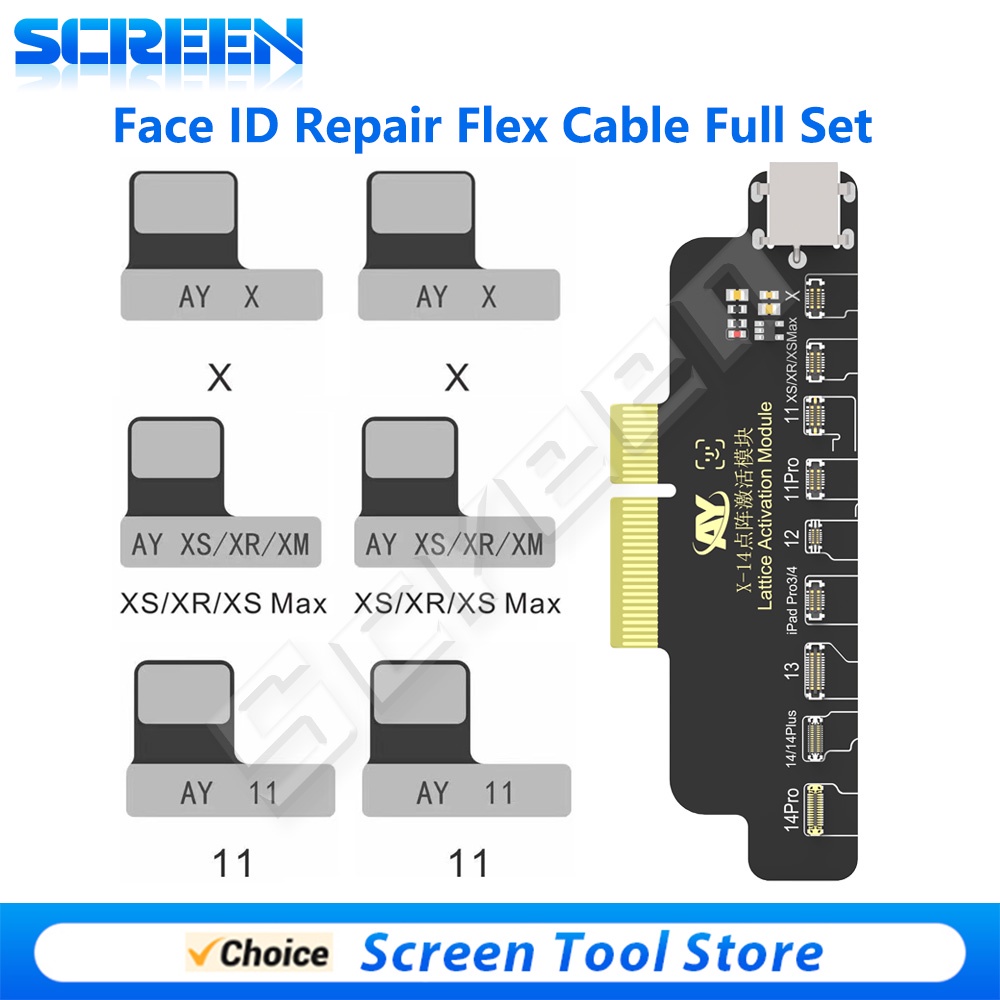 AY A108 Dot Matrix Projector Read Write Face ID Repair Flex Cable No Welding For iPhone X XS XR XSM 
