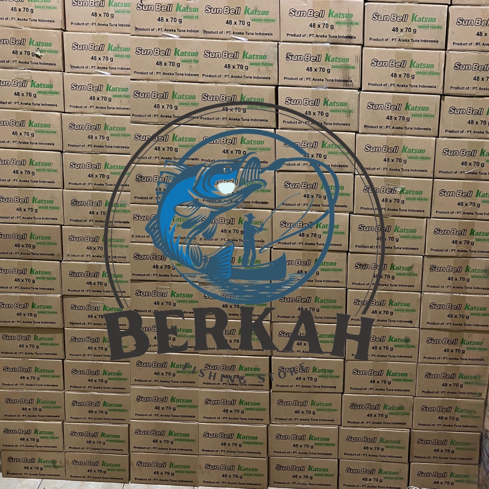 

SUNBELL KATSUO TUNA 70g 1 DUS (48pcs) - UMPAN PANCING