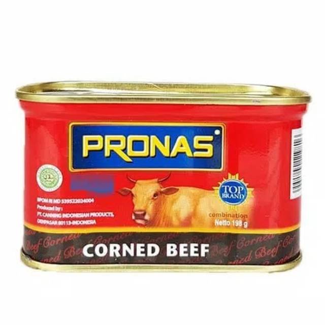 

PRONAS CORNED BEEF 198 GR KORNET SAPI KALENG DAGING SAPI KALENGAN