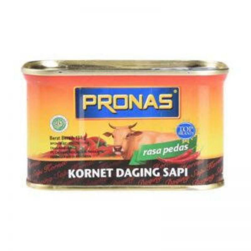 

Pronas kornet beef pedas / pronas kornet daging sapi pedas 198 gram