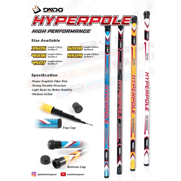 POLE / TEGEK DAIDO HYPER POLE 350 400 450 500 550